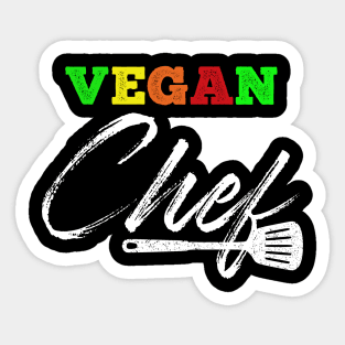 Vegan Chef Sticker